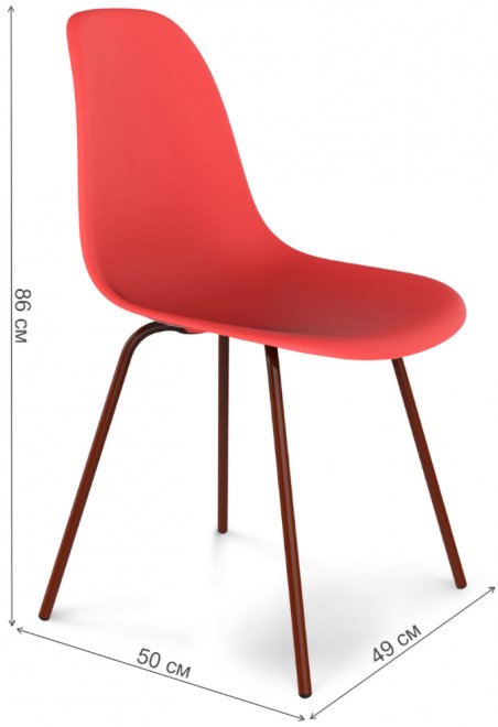 Стул SHT-S31 красный / медный