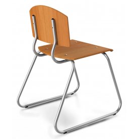 Стул SHT-S44 хром лак / ольха