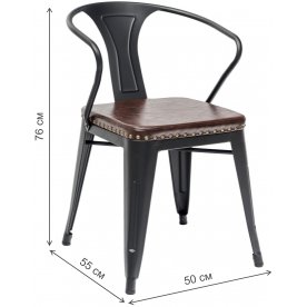 Стул на металлокаркасе Тиоли