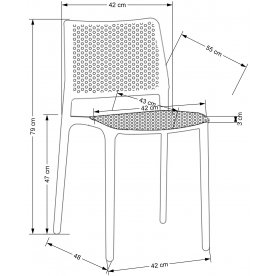 Пластиковый стул K514