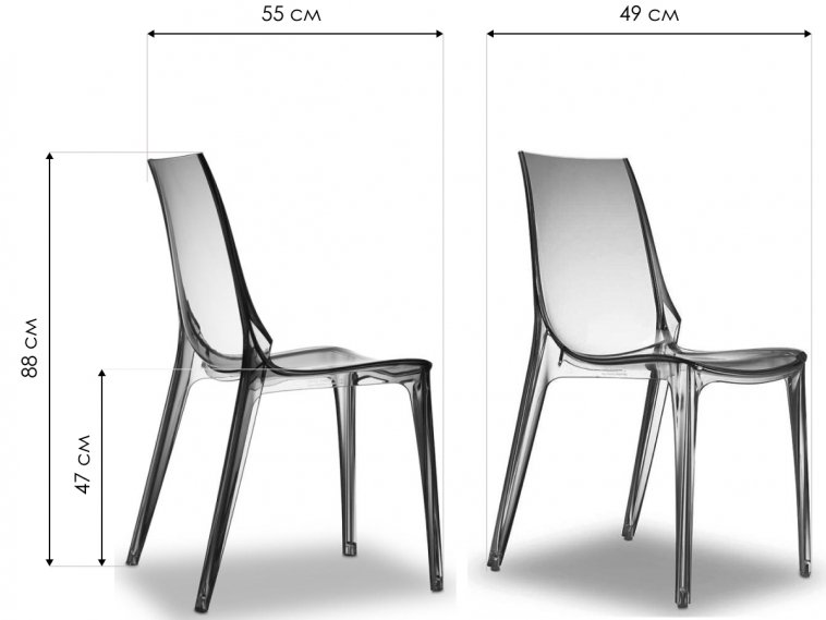 Пластиковый стул Vanity Chair