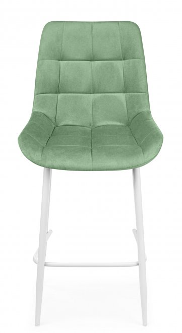 Полубарный стул Челси фисташковый (zd 651) / белый