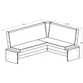 Кухонный уголок Кантри Т1 исп.2 МФ-105.032 венге