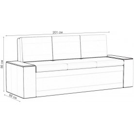 Кухонный диван Лина