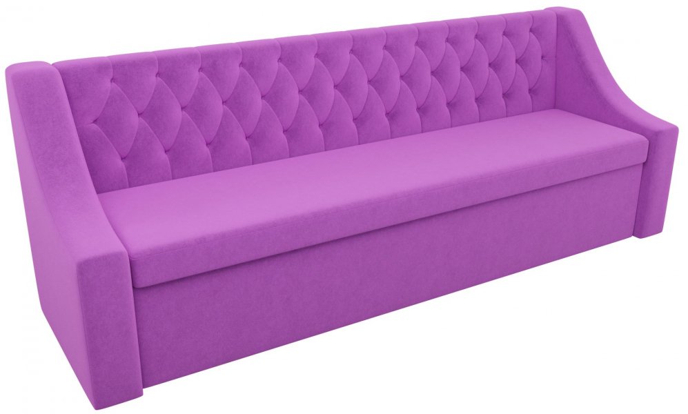 Кухонный диван Мерлин микровельвет фиолетовый