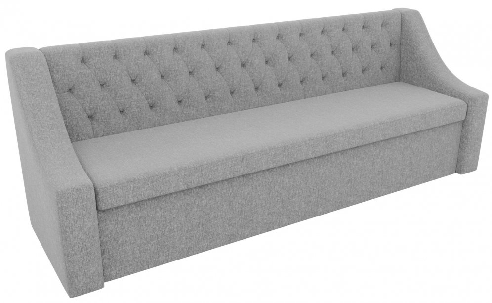 Кухонный диван Мерлин рогожка серый