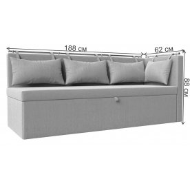 Кухонный диван Метро правый