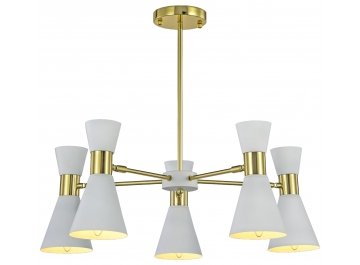 Люстра ElisiumL1068-5GD-WH