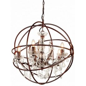 Подвесная люстра Foucault's Orb Crystal D60