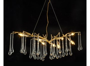 Подвесная люстра Krysta L1038-1000GD