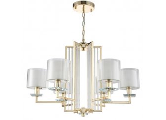 Подвесная люстра NICOLAS SP-PL6 GOLD/WHITE