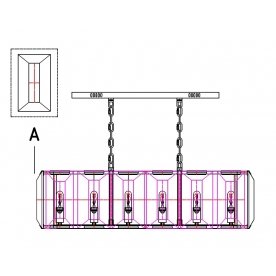 Подвесная люстра UR374B-12