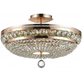 Потолочная люстра Ottilia DIA700-CL-06-G