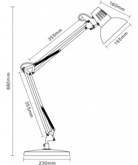 Настольная лампа KD-431A С62