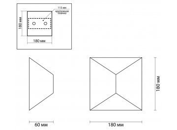 Настенный светильник Tibro 3907/10WL