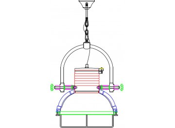 Подвесная люстра C704B