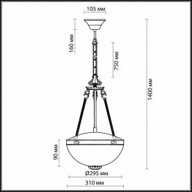 Подвесной светильник Alicante 1989/2