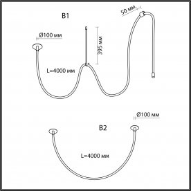 Подвесной светильник 4391/40CL
