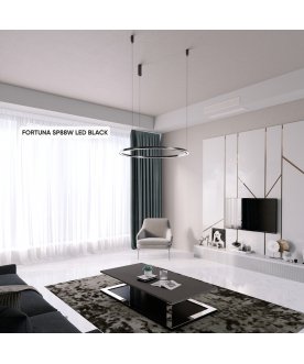 Подвесной светильник FORTUNA SP88W LED BLACK