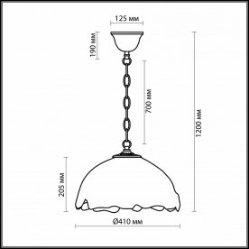 Подвесной светильник Garden 2525/2