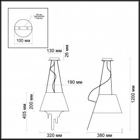 Подвесной светильник Maestro 3978/1
