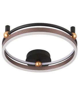 Потолочный светильник FERNANDO PL48W LED COFFEE/BLACK