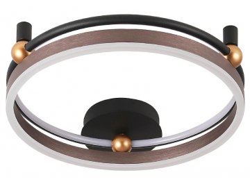 Диодный потолочный светильник FERNANDO PL48W LED COFFEE/BLACK