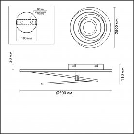 Потолочный светильник Levels 4425/99CL