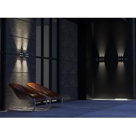 Уличный настенный светильник 358573