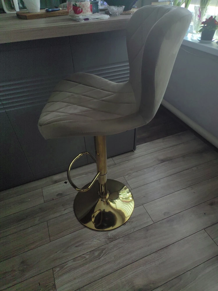 Барный стул Porch dark beige / chrome фото покупателя 27