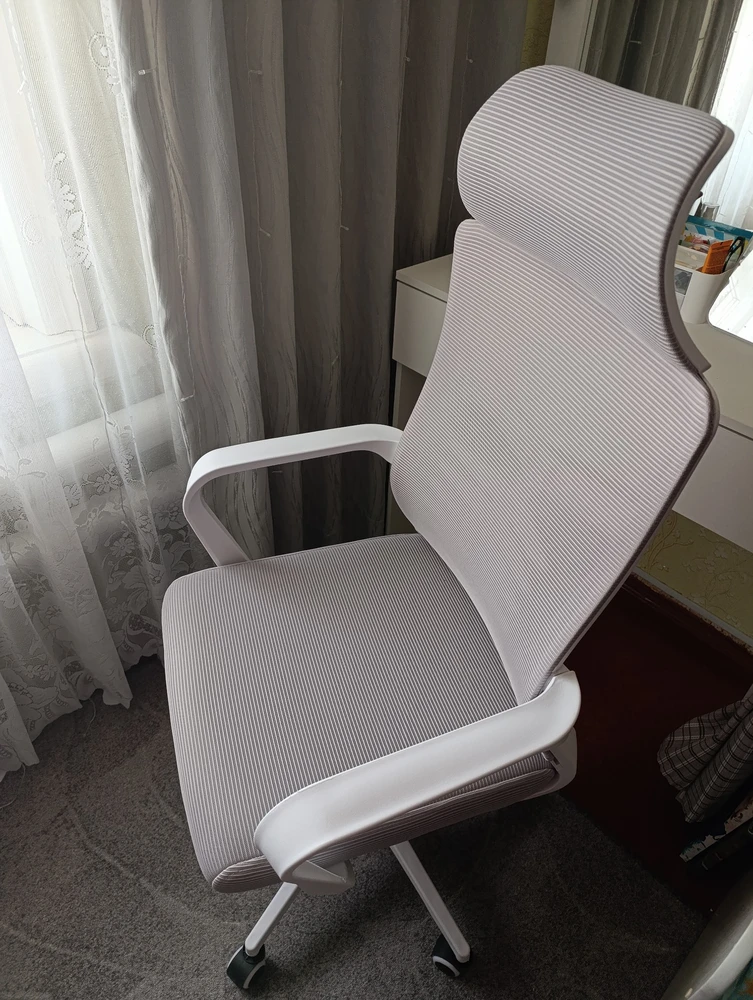 Компьютерное кресло Montana light gray / white фото покупателя 7
