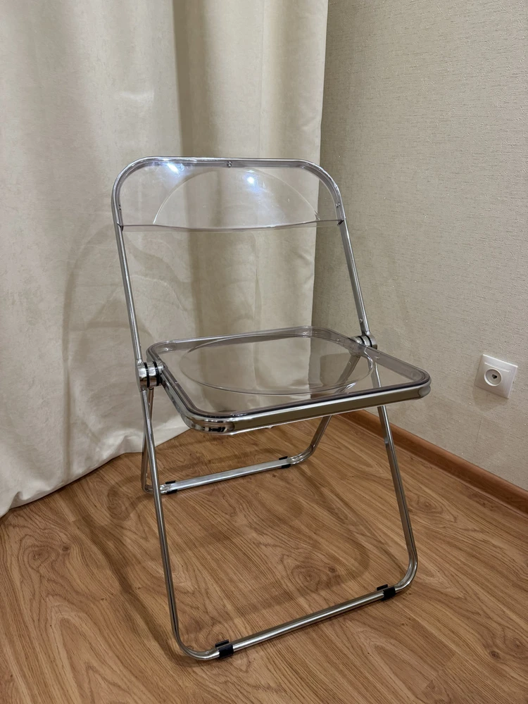 Пластиковый стул Fold складной clear фото покупателя 19