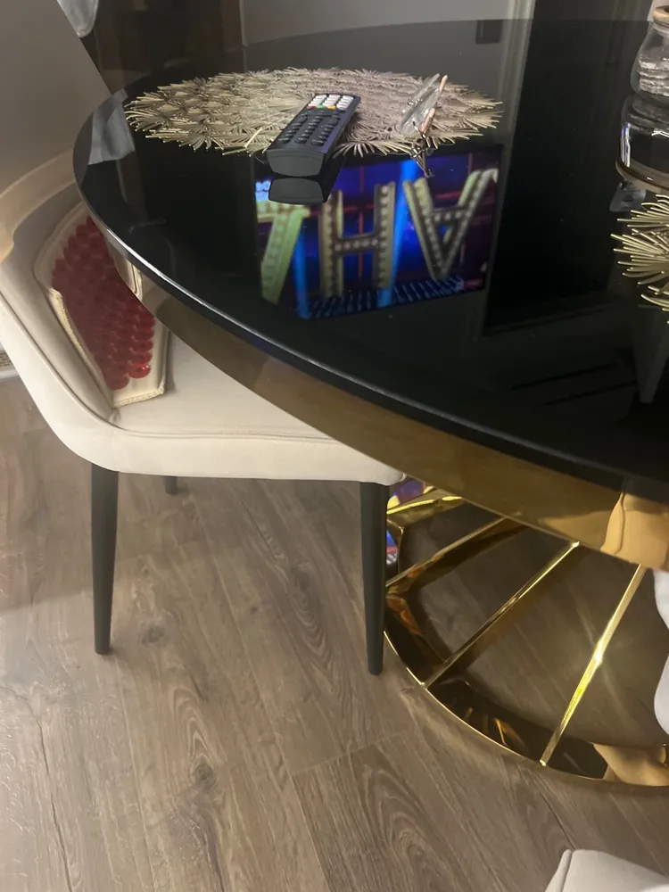 Стол Twist gold / black фото покупателя 1