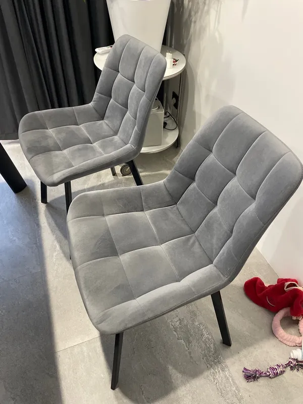 Комплект стульев крутящихся Форт 2 шт розовый (hl 41) / 1П белый каркас фото покупателя 158