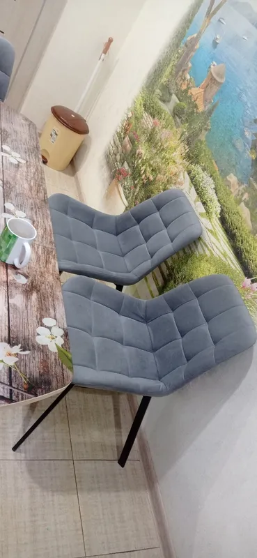 Комплект стульев крутящихся Форт 2 шт розовый (hl 41) / 1П белый каркас фото покупателя 50