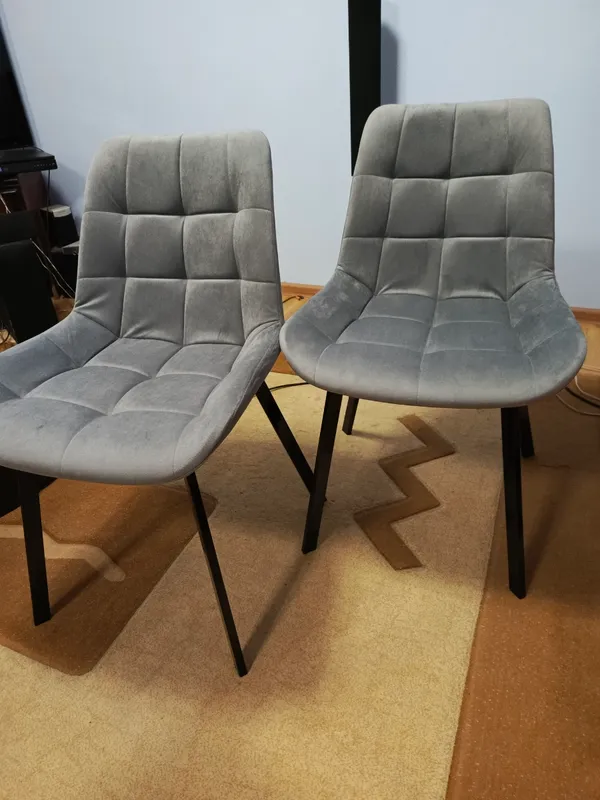 Комплект стульев Стронг 4 шт темно-серый / черный фото покупателя 96