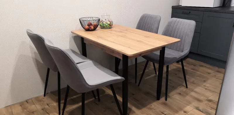 Стул на металлокаркасе Седа К крутящийся светло-серый  / белый фото покупателя 52