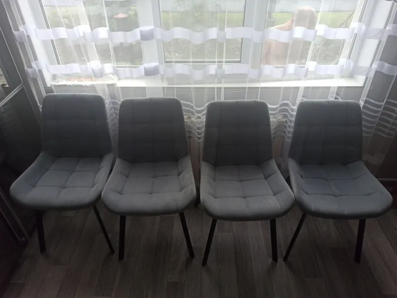 Комплект стульев крутящихся Форт 2 шт розовый (hl 41) / 1П белый каркас фото покупателя 140