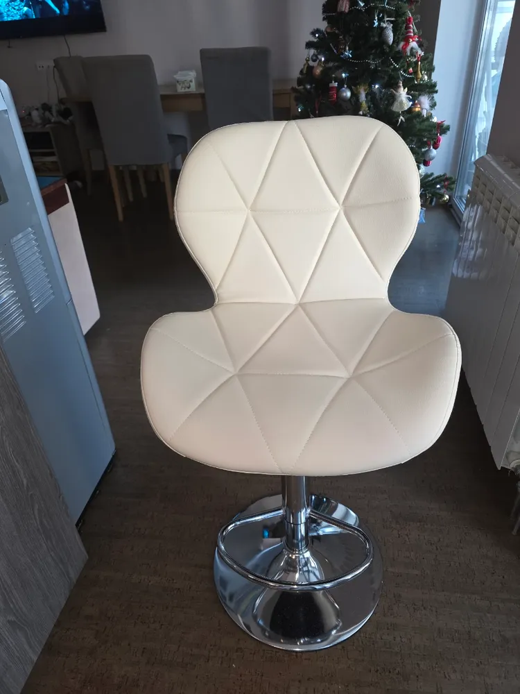 Барный стул Trio beige / chrome фото покупателя 8