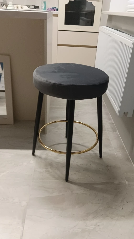 Барный стул Plato white fabric фото покупателя 15