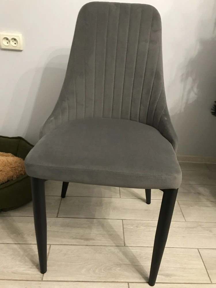 Стул на металлокаркасе Kora wine red / black фото покупателя 36