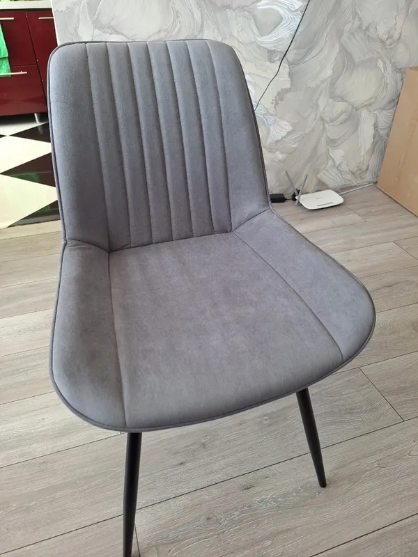 Стул на металлокаркасе Седа К velvet lux 76 / черный фото покупателя 19