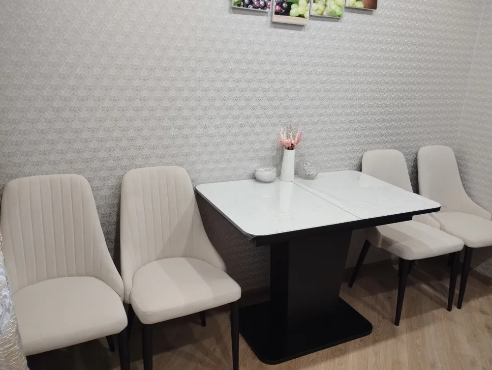 Стул на металлокаркасе Kora gray / black фото покупателя 30