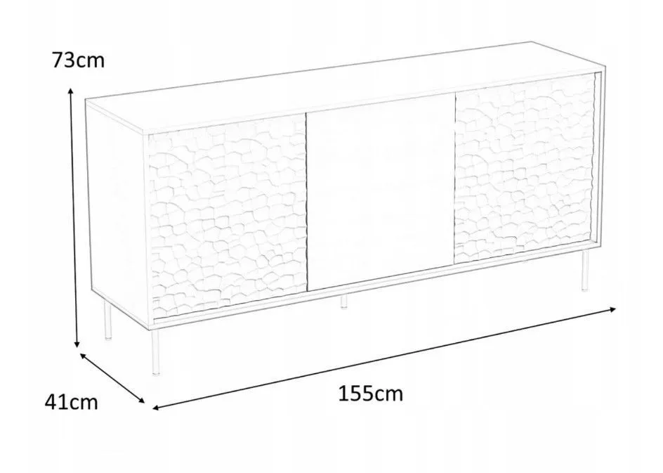 Комод Bullet KM-1 черный