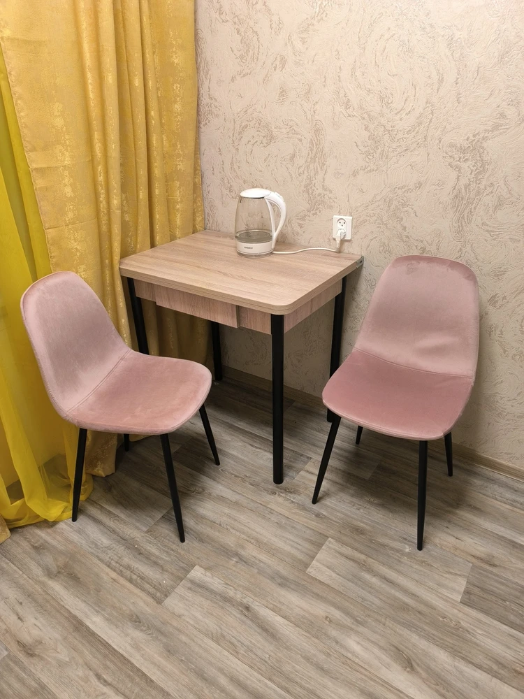 Стул на металлокаркасе Lilu dark grey / black фото покупателя 12