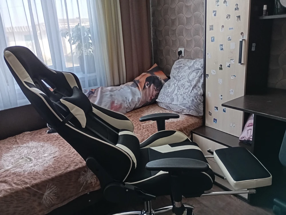 Компьютерное кресло Kano 1 cream / black фото покупателя 17
