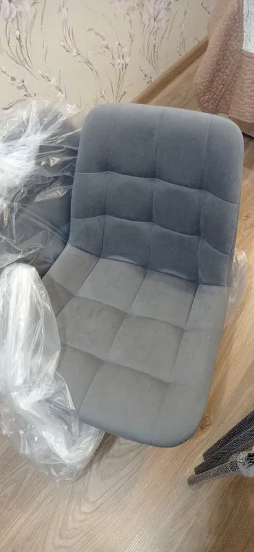 Комплект стульев Стронг 4 шт темно-серый / черный фото покупателя 69