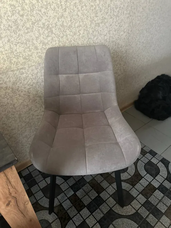 Комплект стульев Стронг 4 шт темно-серый / черный фото покупателя 114