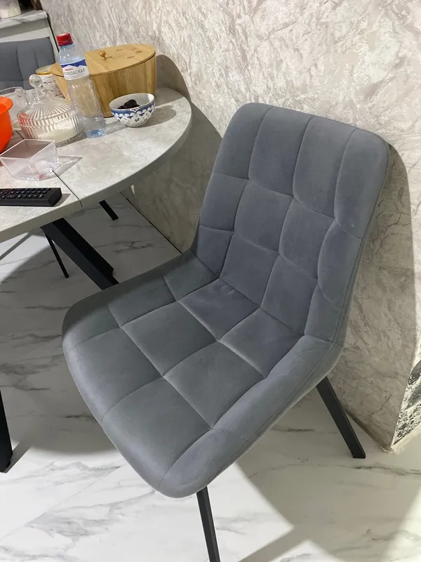 Комплект стульев крутящихся Форт 2 шт розовый (hl 41) / 1П белый каркас фото покупателя 95