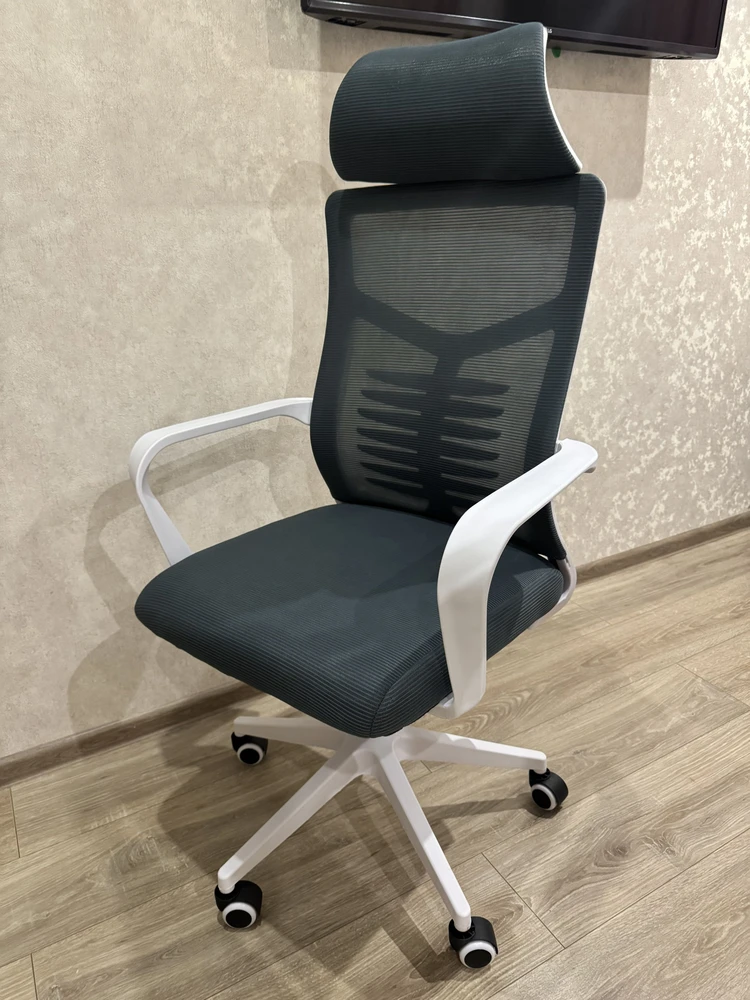 Компьютерное кресло Montana light gray / white фото покупателя 25